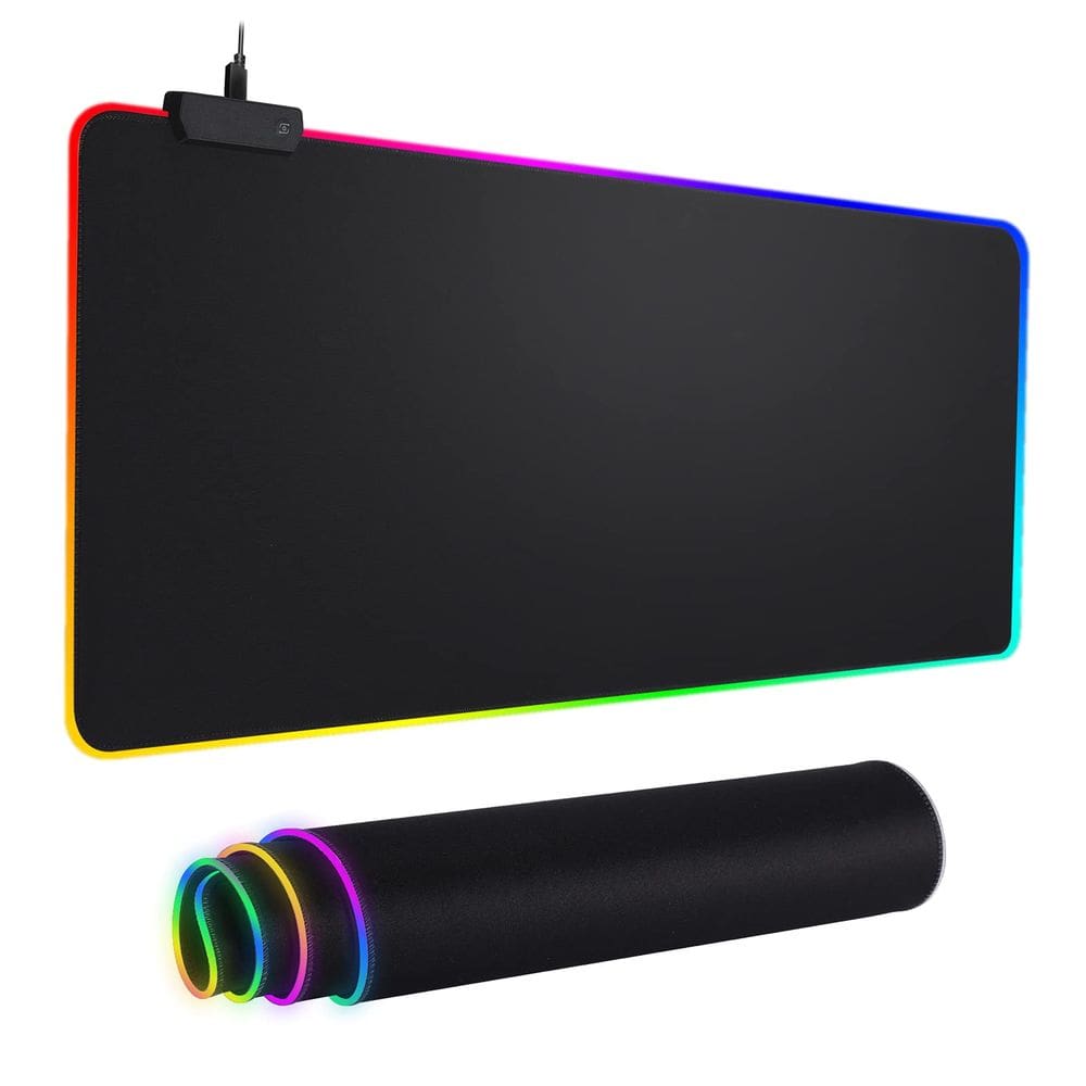 Mousepad RGB DR CATCH Led 31,5x12cm de borracha impermeável