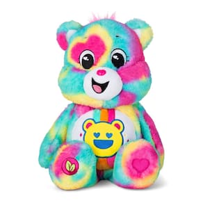 Urso Plushie Care Bears Good Vibes de 14 polegadas para crianças com mais de 4 anos