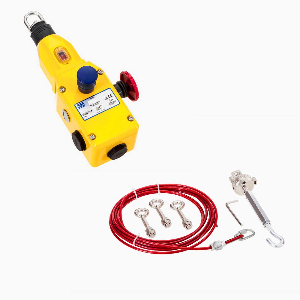 Kit Chave de Emergência CEC-ME31A 3NF+1NA + Cabo de Aço 5m K5G