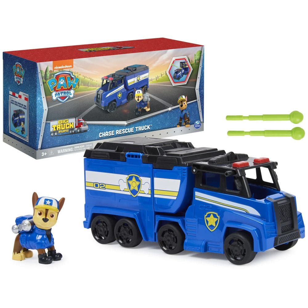 Toy Truck Paw Patrol Big Truck Pup`s Chase com boneco de ação