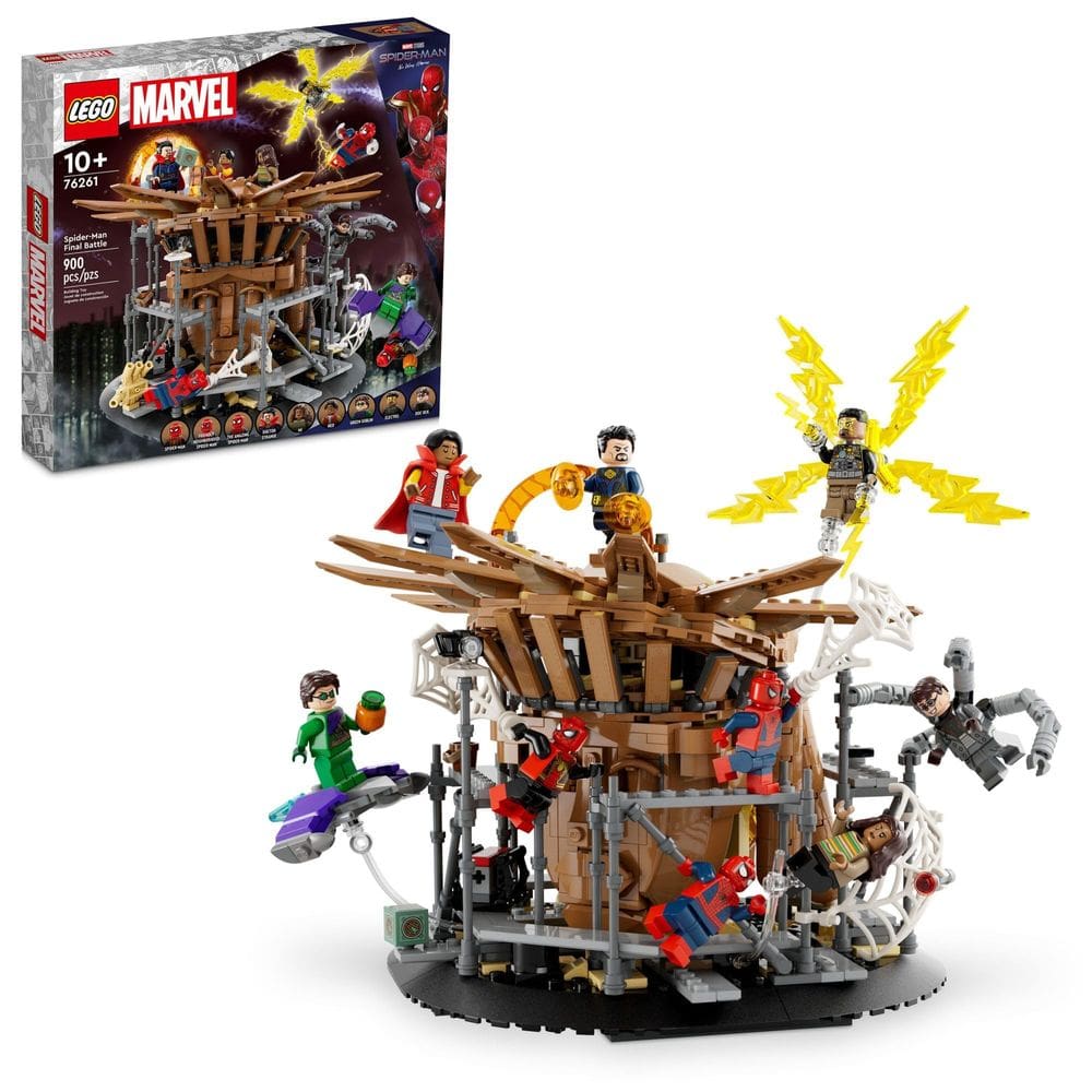 Conjunto de brinquedos de construção LEGO Marvel Spider-Man Final Battle 76261