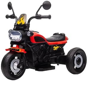 Moto Elétrica Infantil 3 Rodas 6V Freeway King BX Vermelho BEL