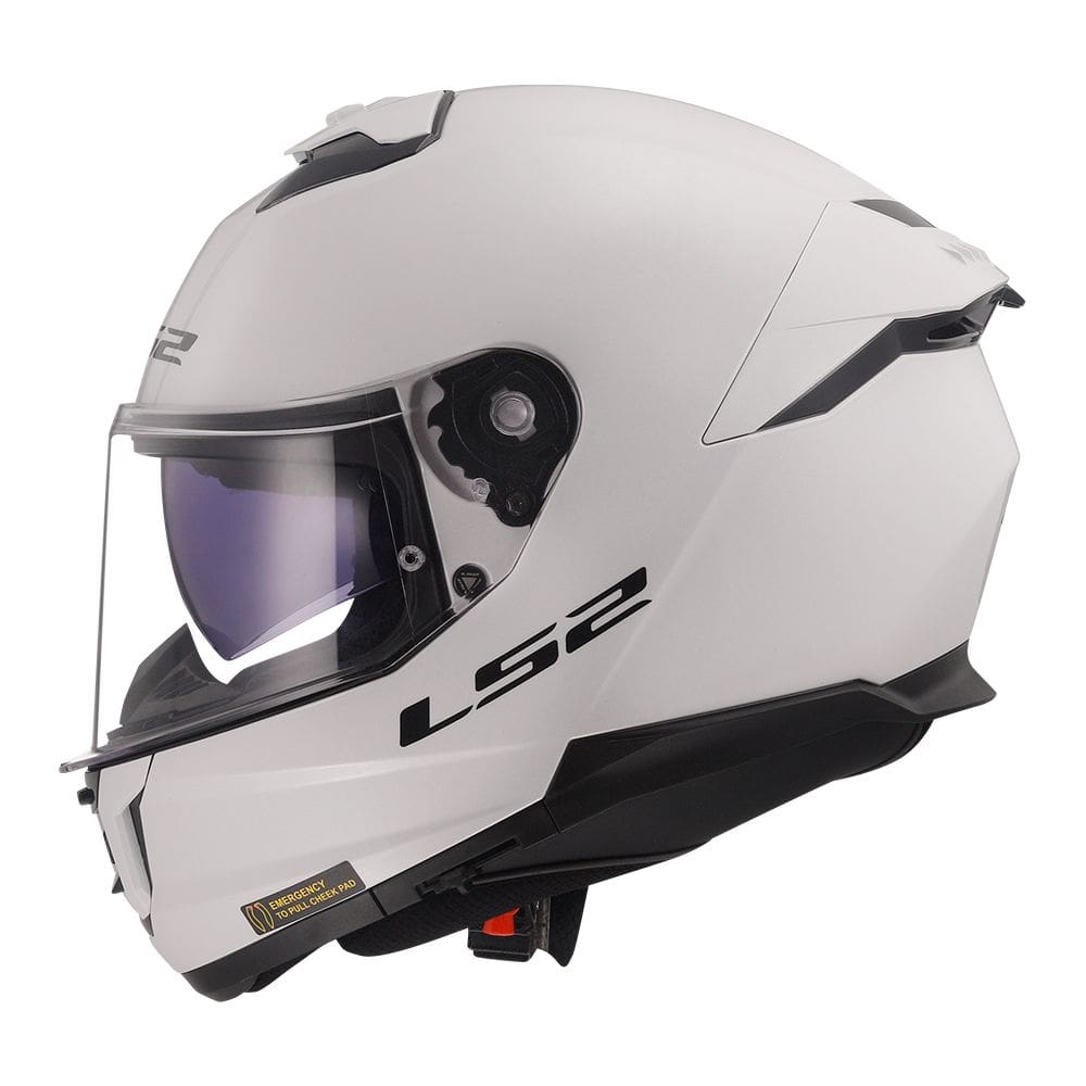 Capacete Ls2 Ff808 Stream II Monoolor Branco