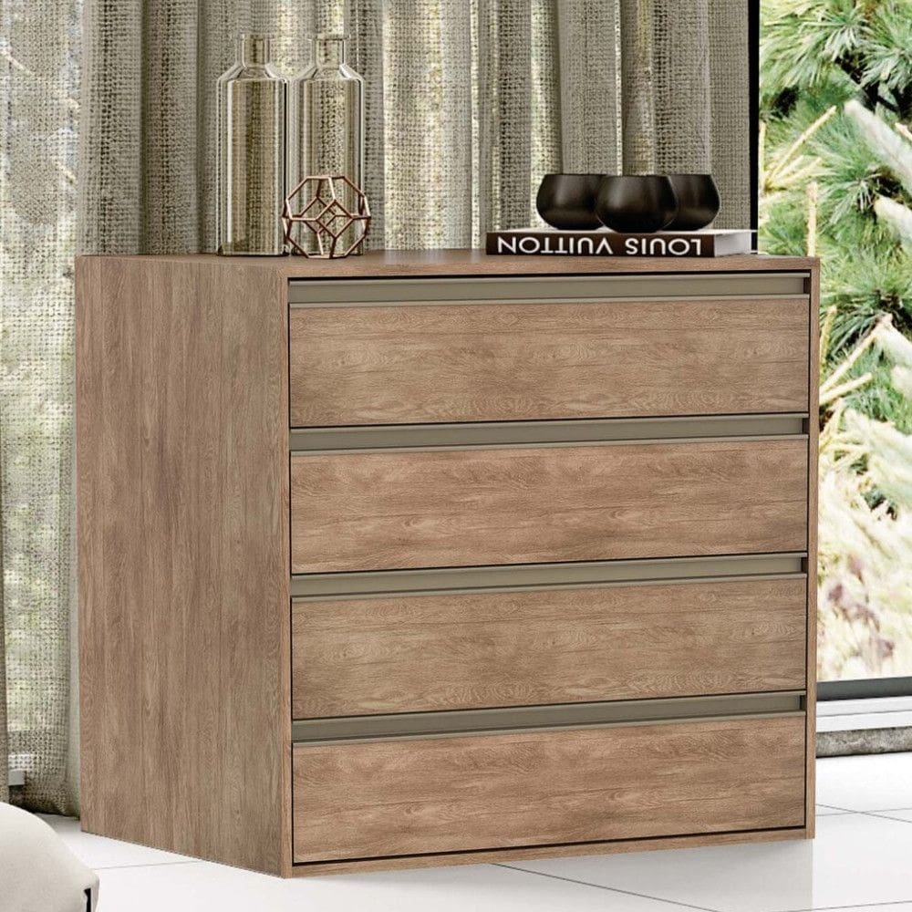 CÃ´moda 4 Gavetas 100 MDF Select Belmax