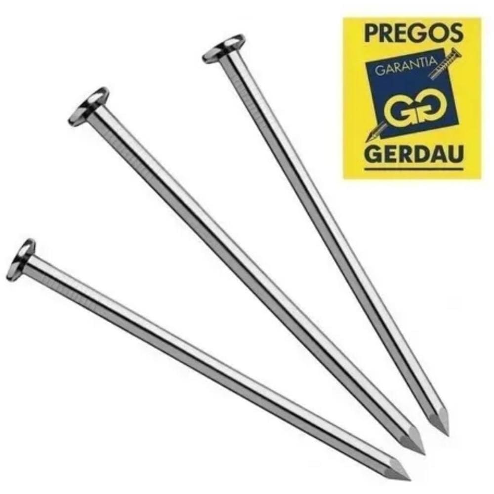 Prego Polido com Cabeça 20x42 Gerdau 1kg