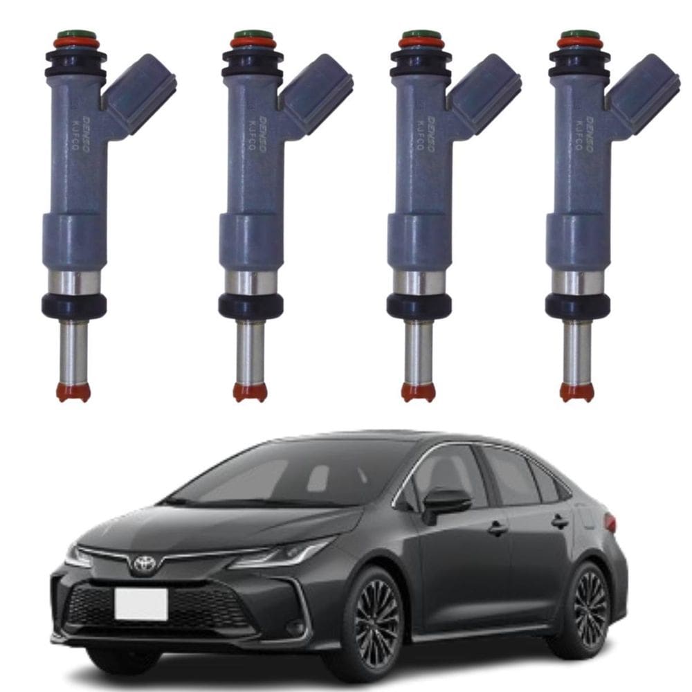 4 Bicos Injetores Toyota Corolla 2.0 16V 2009 A 2014 Denso