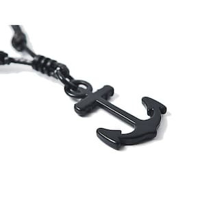 Colar Masculino Ancora All Black Regulável