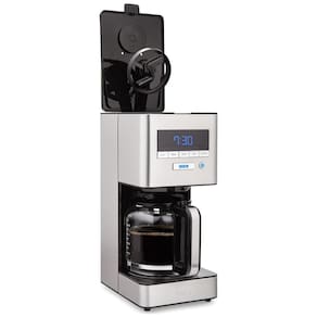 Cafeteira Programável 12 Xícaras  com Função Bloom e Tecnologia de Dispersão Rotativa, 110V 1050W, Vinci, Prata
