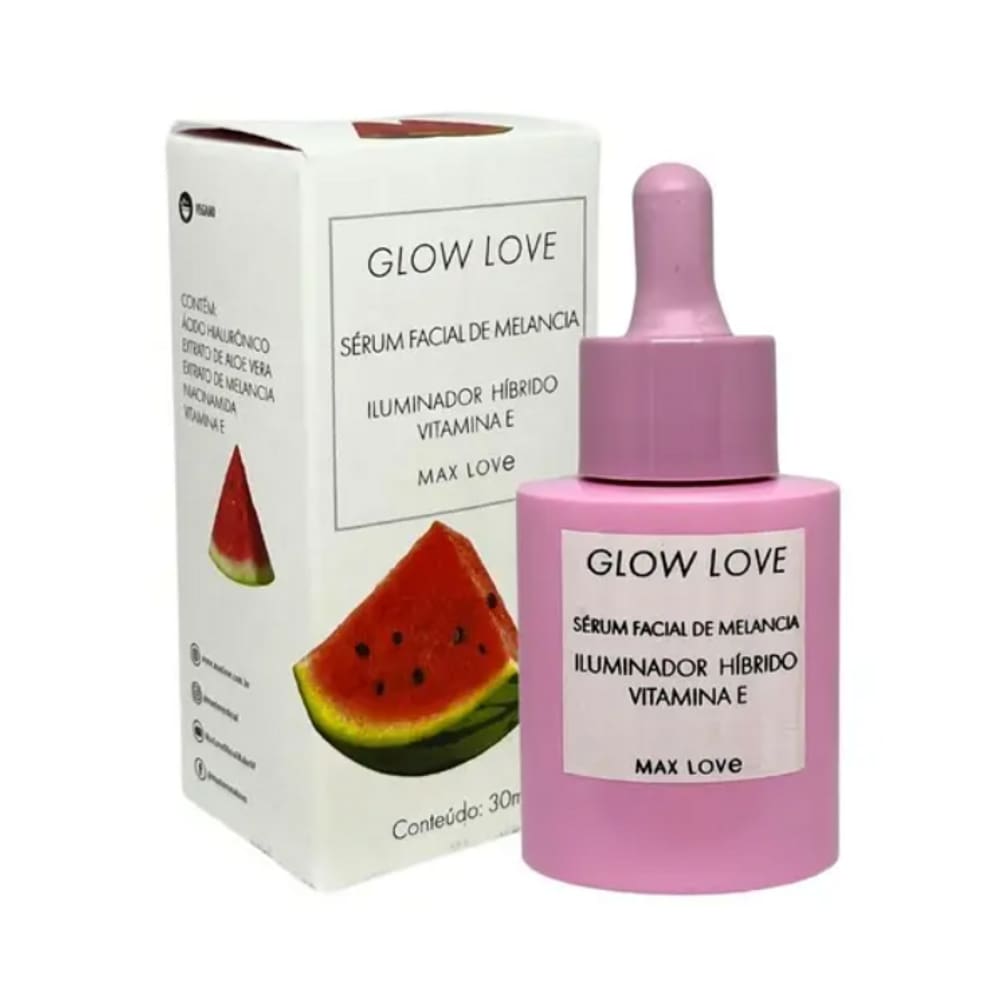 Sérum Facial Glow Love Melancia - Max Love