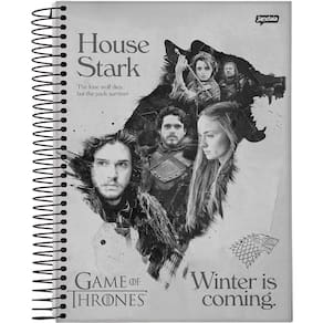 Caderno Univ. 320Fls 20Mat Game of Thrones Capa 3 - Jandaia