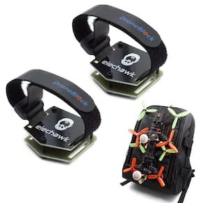 Suporte FPV Drone Lock para mochila elechawk 2, conjunto com alças de bateria