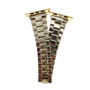 Pulseira Relogio Smartwatch Aço 3 Elos Pedra Strass Brilho