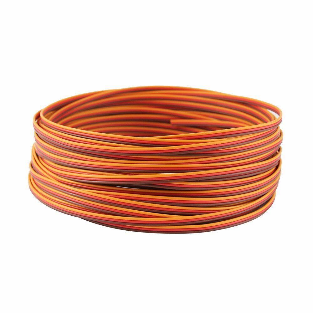 Cabo de extensão servo LiYin 50 pés 22AWG 60 núcleos para RC