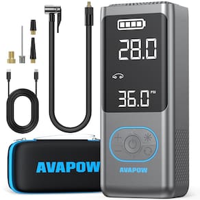 Inflador de pneus AVAPOW AP18 Compressor de ar portátil 150 PSI