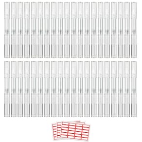 Caneta de óleo de cutícula WEBBYBEAR 3 mL Transparente Twist com pincel 40 unidades