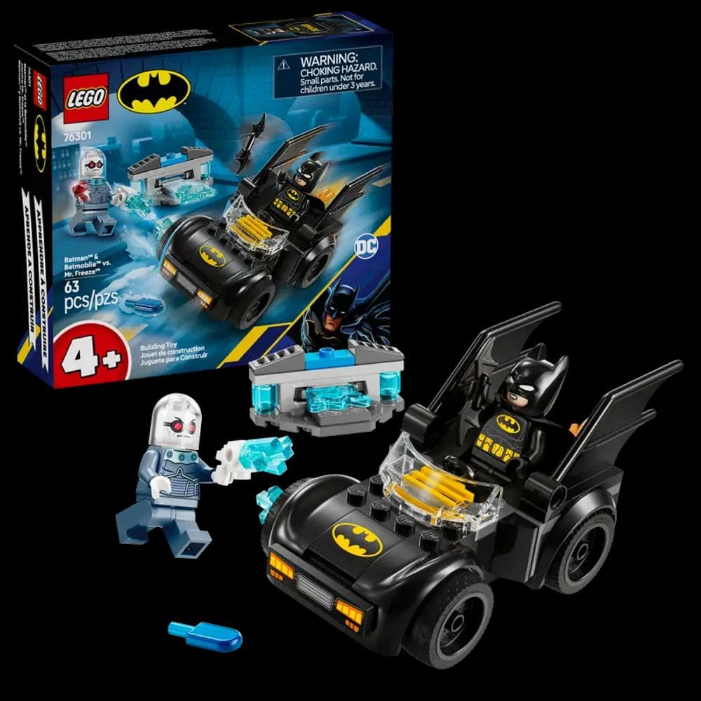 Bloco de Montar - Batman e Batmovel vs Sr Frio - LEGO DO BRASIL