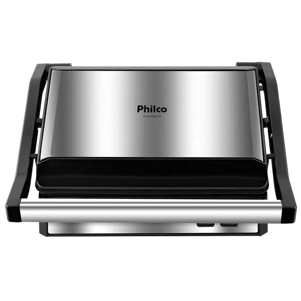 Grill Sanduicheira Philco Lux Platinum 1000W - Inox 220V