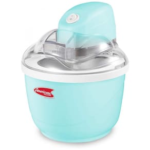 Máquina de Sorvete Sorveteira, 1 Litro, 110v, ELITE GOURMET EIM 520, Azul Claro