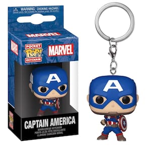 Chaveiro Funko Pop Keychain Marvel Classic Capitão America