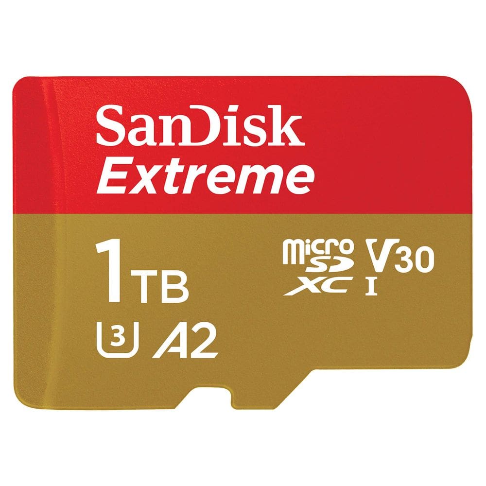 Cartão de memória SanDisk Extreme microSD 1TB UHS-I para vídeo 4K