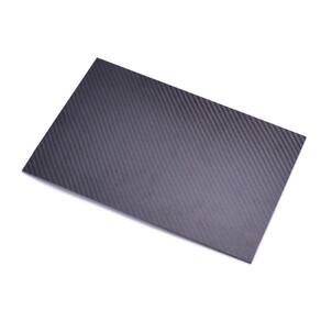 Folha de placa de fibra de carbono 125 mm x 75 mm x 3 mm para drone FPV