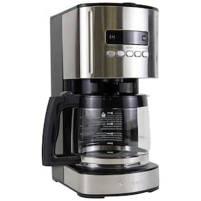 Cafeteira Elétrica Programável até 12 Xícaras, Aço Inoxidável, 650W, 110v, KENMORE 00840704, Preto