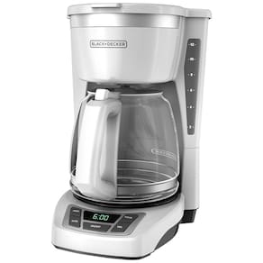 Cafeteira Elétrica Programável, até 12 xícaras, branco, BLACKDECKER CM1160W 1, Branco