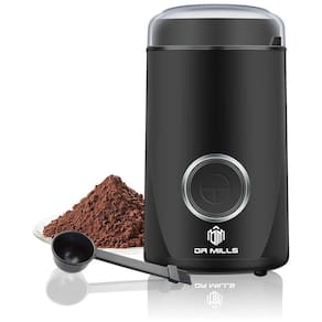Moedor de Grãos de Café DM 7441, Aço Inox, Até 7 Xícaras, 110v, DR MILLS, Preto