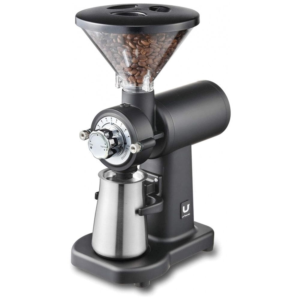 Moedor de Café Elétrico 20 Níveis de Moagem até 250g Aço Inoxidável, 250W, 110v, URBANIC 070s Black Titanium Burr, Preto