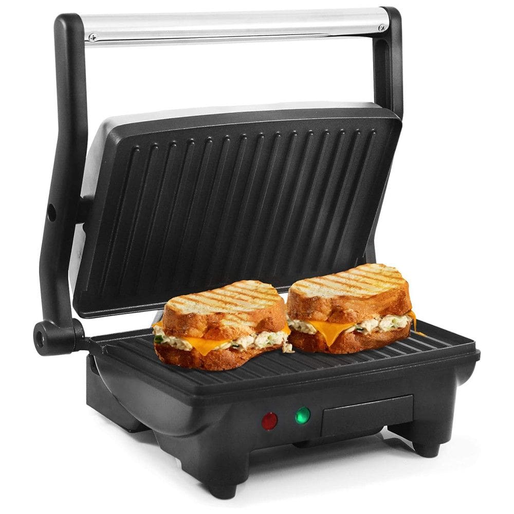 Sanduicheira, Panini, Aço Inox, 1000W, 110v, ELITE PLATINUM BY MAXI MATIC by Maxi Matic EPN 2976, Prateado
