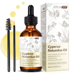 Óleo de depilação QRZBPZWE Cyprus Rotundus 60ml para toda a pele