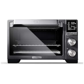 Forno Elétrico de Bancada com Convecção e Tela LCD 1400W, Aço Inoxidável, 110v, CALPHALON 2109246, Cinza escuro
