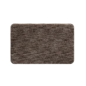 Tapete Lotus Grosso Pelo Baixo Antiderrapante - Bege - 66x180cm