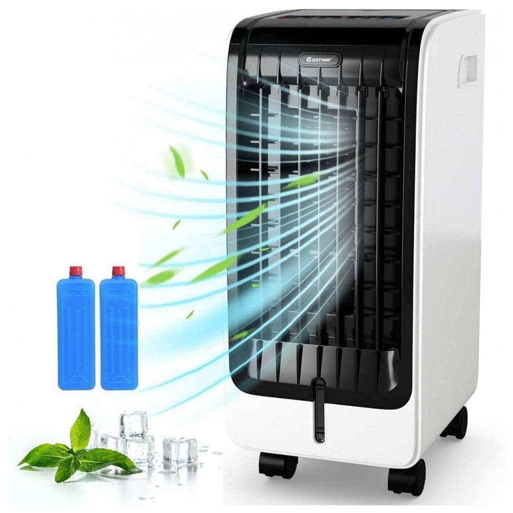 Climatizador COSTWAY 23430 CYPE, 3 em 1, Controle Remoto, Branco, Preto 110V