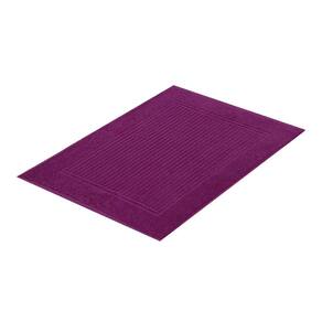 Piso Para Banheiro 100% Algodão Canelado 48x70cm - Buddemeyer - Roxo 1334