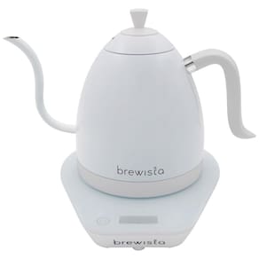 Chaleira Elétrica Capacidade 1L, Cabo Ergonômico, 1500W, Neve, 110v, BREWISTA BA10VKVDE, Branco