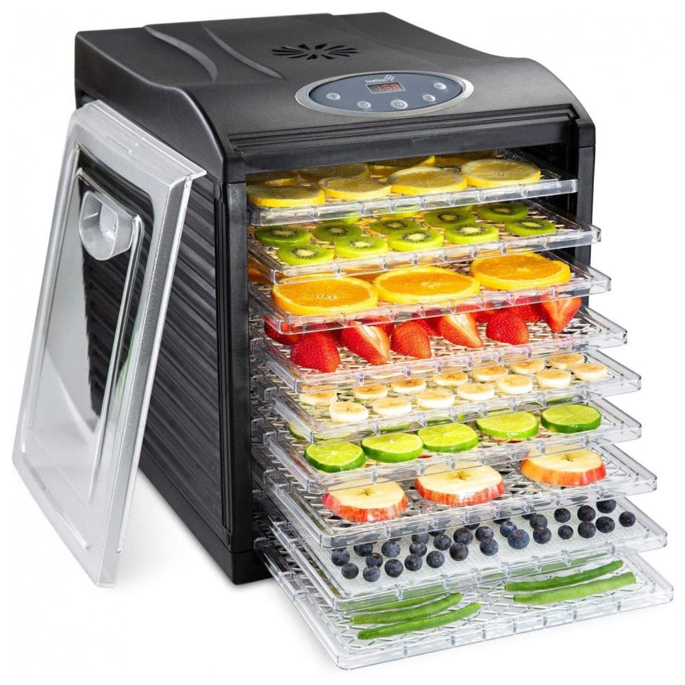 Ivation Desidratador de Alimentos, 9 Bandejas, Preto 110V