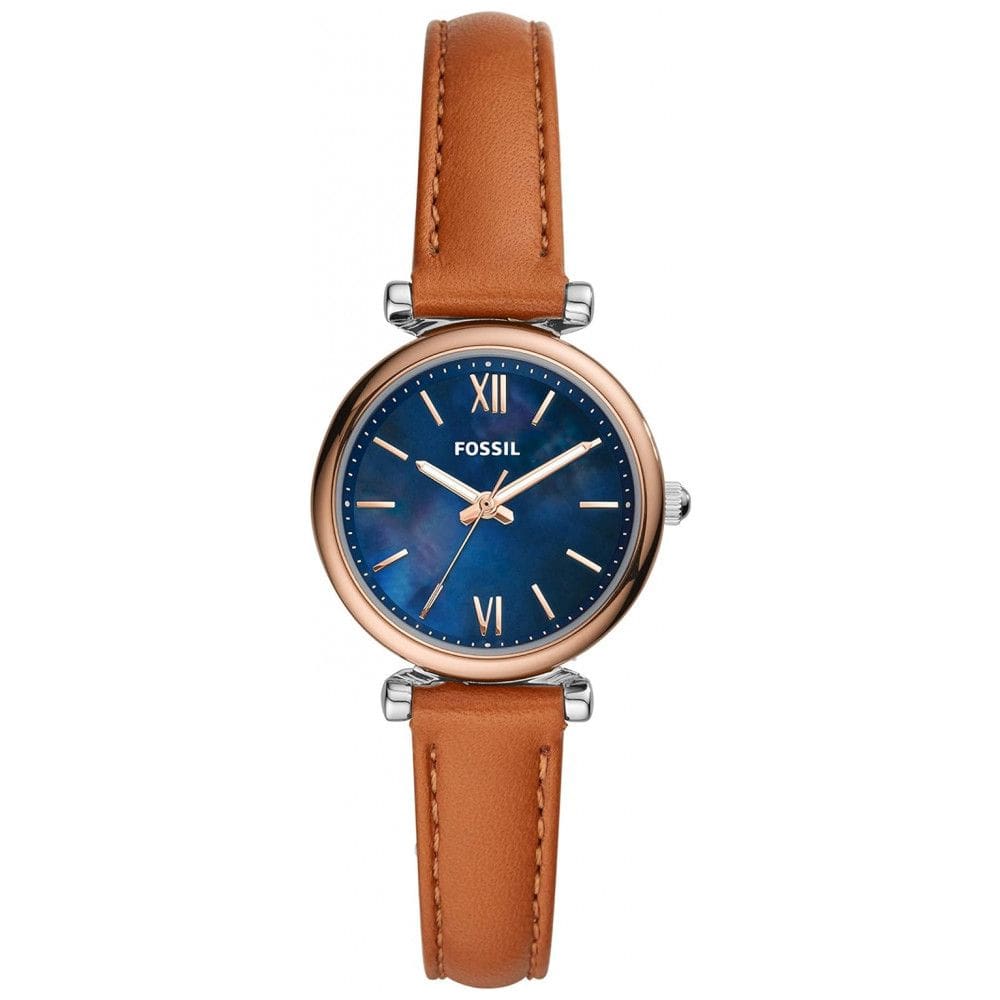 Relógio Feminino de Quartzo e Aço Inoxidável, FOSSIL ES4701, Marrom