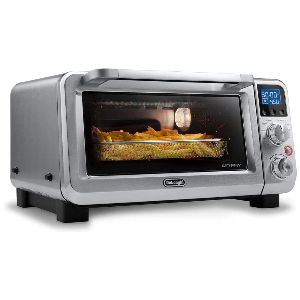 Forno Elétrico de Bancada 9 em 1, Capacidade 14L, 1800W, Aço Inoxidável, 110v, DELONGHI EO141164M, Prateado