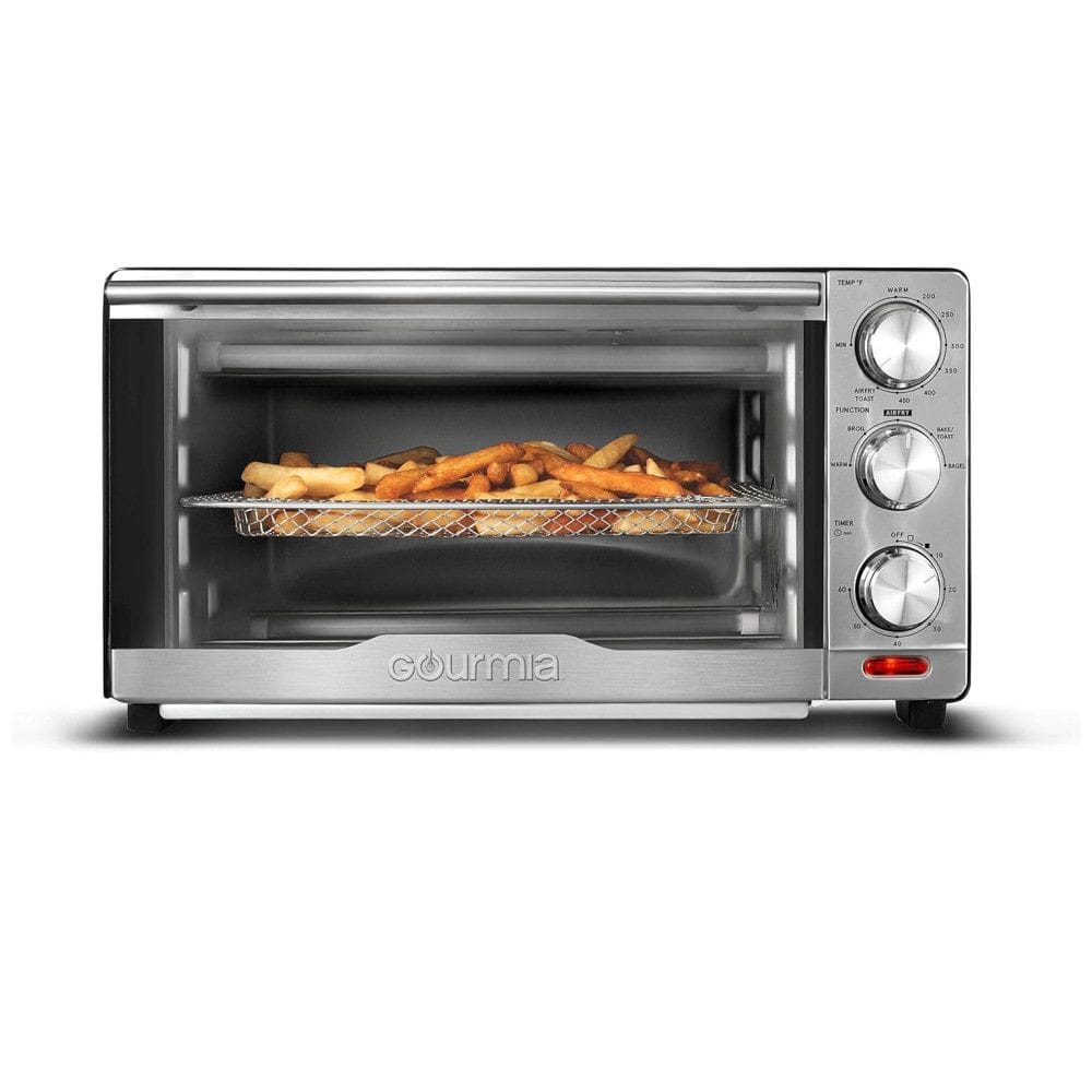 AirFryer, Forno Elétrico GTF7350, Multifunções 6 em 1, Aço Inoxidável, 110v, GOURMIA, Prateado