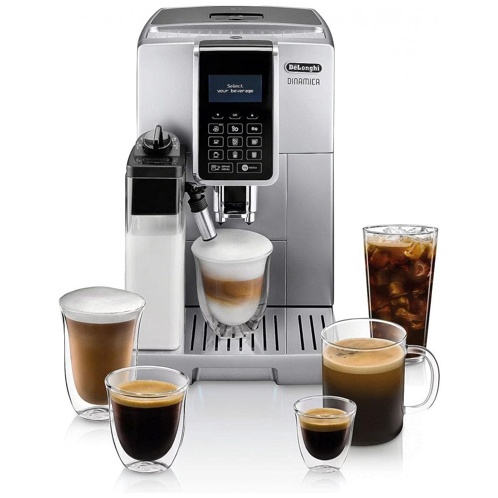 Cafeteira Elétrica Programável Expresso Super Automática com Sistema Latte Crema, 110v, DELONGHI ECAM35075SI, Cinza