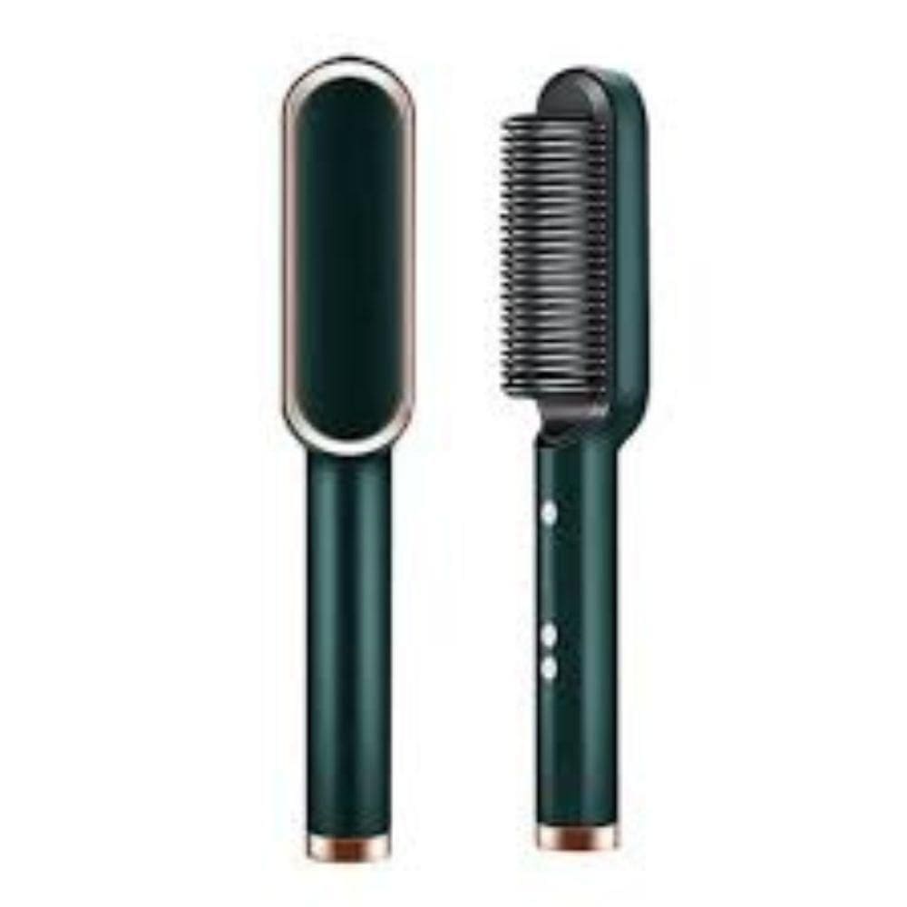 Escova Alisadora Bivolt 5 Em 1 Alisa Hidrata Modela Alinha E Anti Frizz