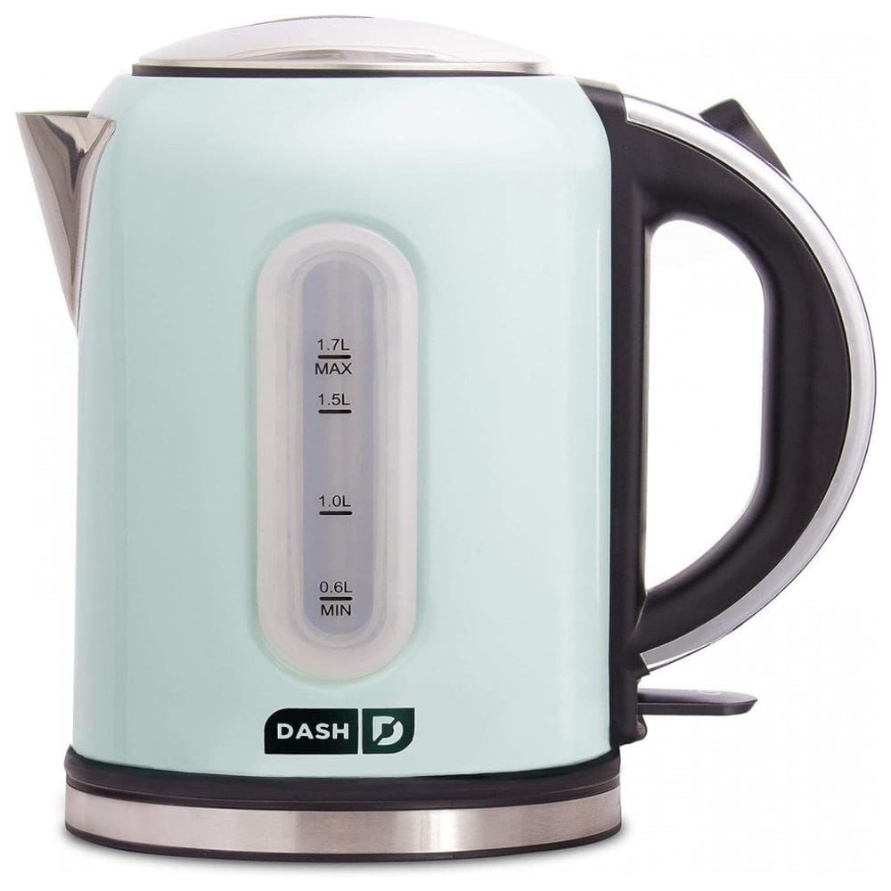 MW Chaleira Elétrica 1.7L com Desligamento Automático, Aço Inoxidável, 1500W, 110v, DASH DEK001, Branco