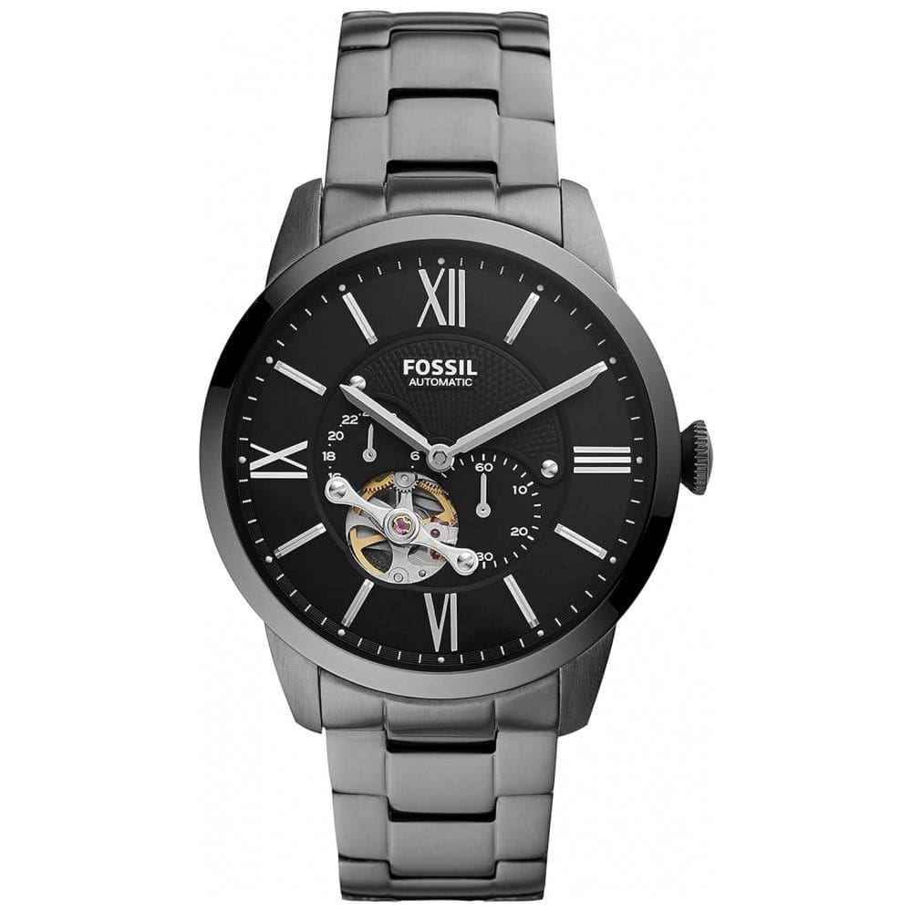 Relógio Masculino de Quartzo, com Pulseira de Aço Inoxidável, FOSSIL ME3172, Preto