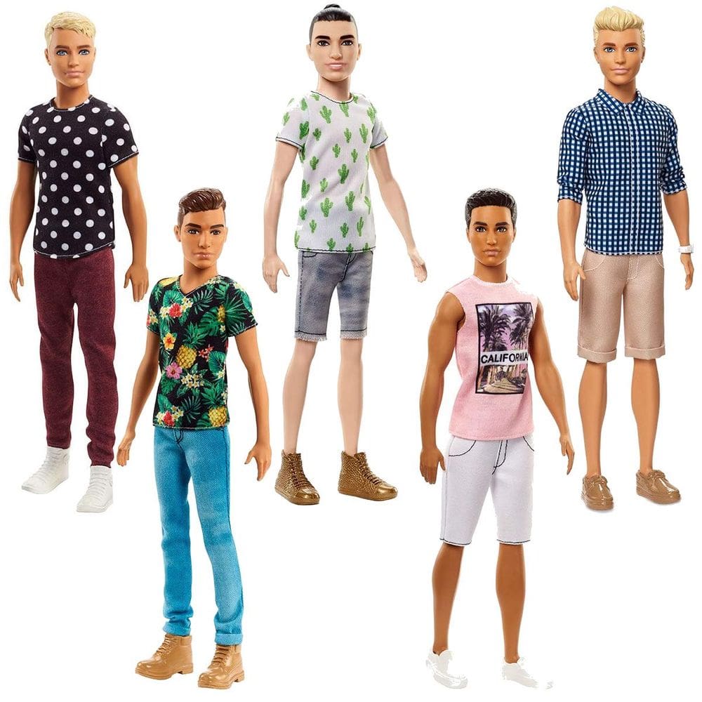 Boneca de moda Barbie Fashionistas Ken & Friends Modelos variados
