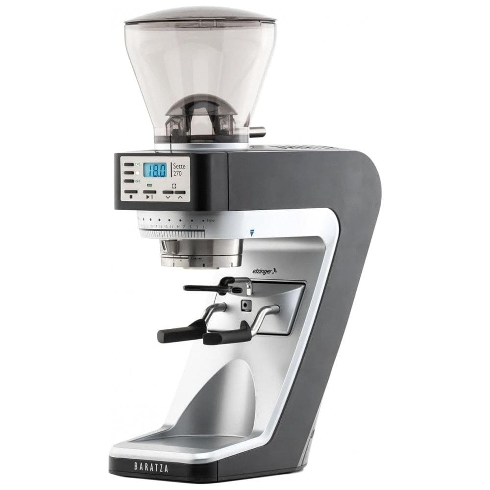 Moedor de Café e Grãos Elétrico Profissional 400g, Aço Inoxidável, 110v, BARATZA SETTE270, Preto