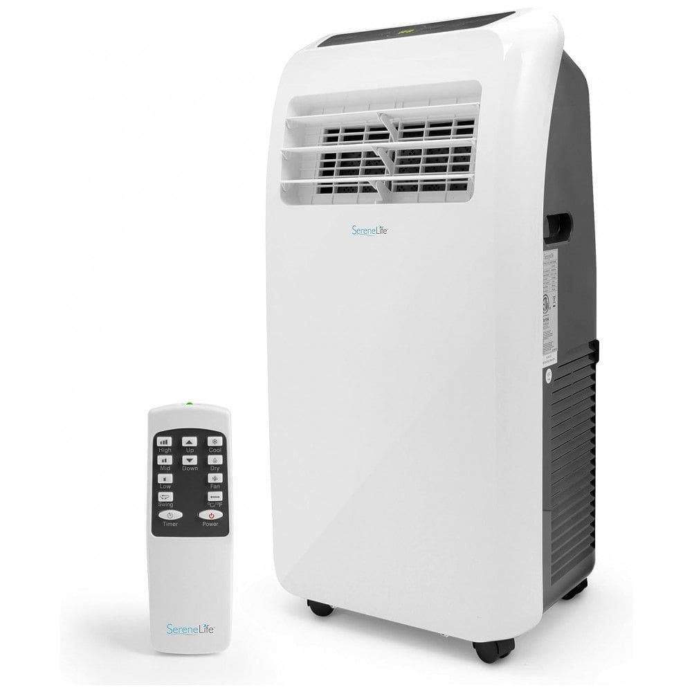 Climatizador de Ar Portátil SereneLife SLPAC12.5 , com Controle Remoto, 110V, Branco
