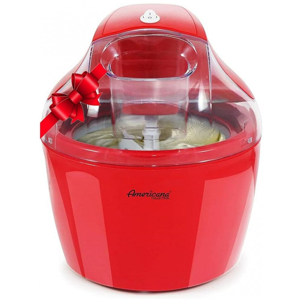 Americana Máquina de Sorvete Automática 1,5L de Capacidade, 110v, ELITE GOURMET EIM 1400R, Vermelho