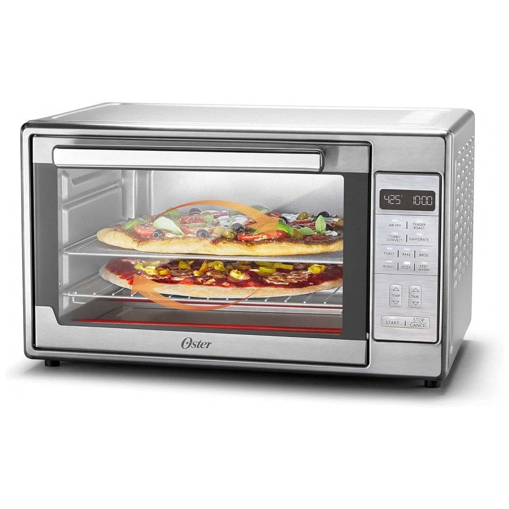 Forno Elétrico de Bancada 10 em 1 Multifunções em Aço Inoxidável, 110v, OSTER 2161124, Prateado