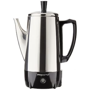 Chaleira Elétrica para Café 500 mL, Aço Inoxidável, 500W, 110v, PRESTO 2822, Prateado